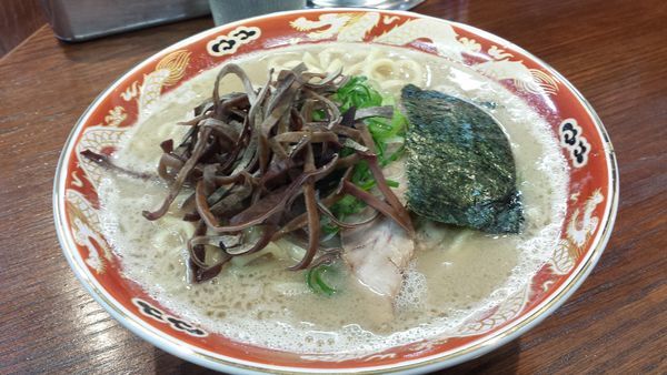 「濃厚ラーメン(太麺)780円」@ラーメンかなやの写真