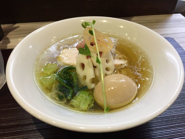 「鶏と水（濃厚）」@つくばらーめん 鬼者語 -オニモノガタリ-の写真