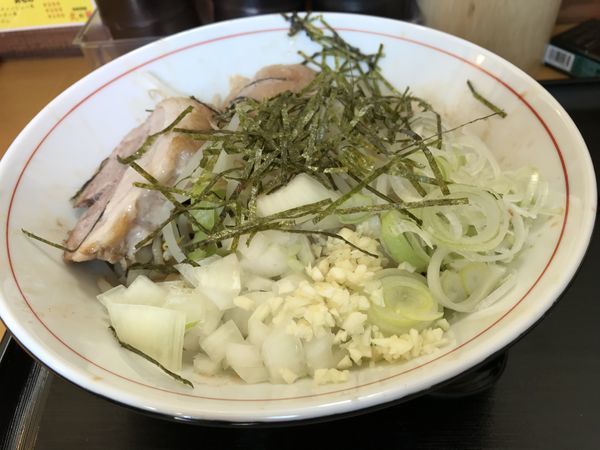 「まぜそば」@火の豚 東武動物公園店の写真