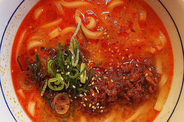 「坦々うどん(並)」@なか卯 せんげん台店の写真