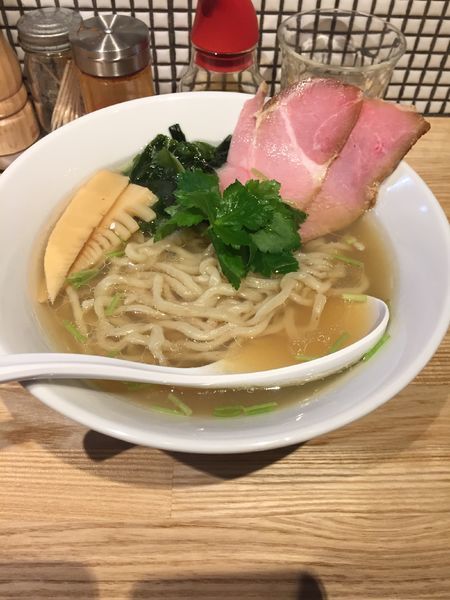 「貝塩らーめん（和え玉200円）」@らーめん 改の写真