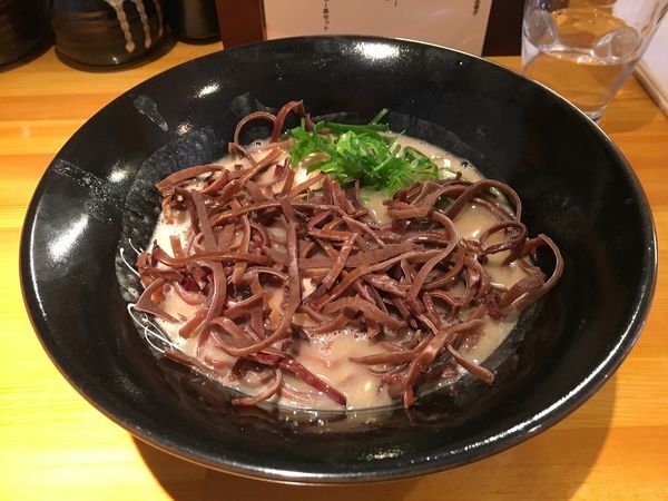 「らーめん ＋ クーポンきくらげ」@とんこつ らい斗の写真