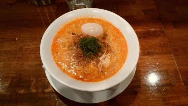 「担々麺＋味付玉子」@創作麺工房 鳴龍の写真