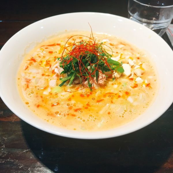 「担々麺＋ご飯小」@らーめん 桐麺 本店の写真