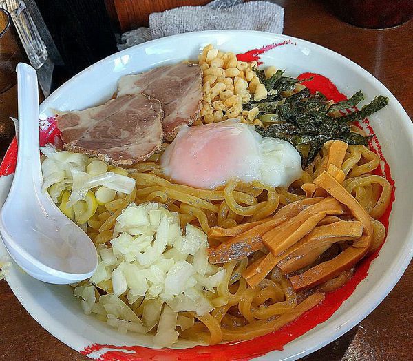 「油そば810円＋大盛無料」@豚骨つけ麺・らーめん 一番舎 日進チームの写真