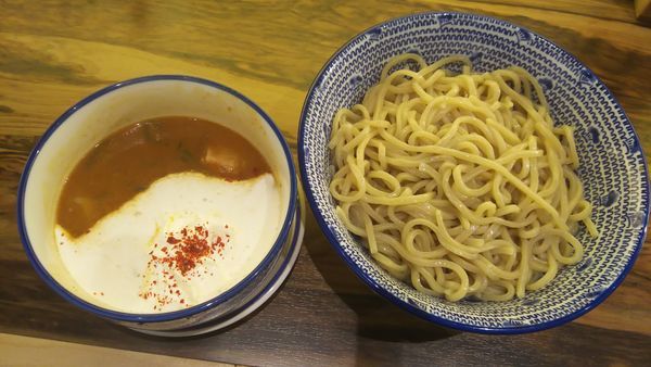 「海老泡つけ麺(あつもり)(大盛)」@麺 TOKITA 代々木店の写真