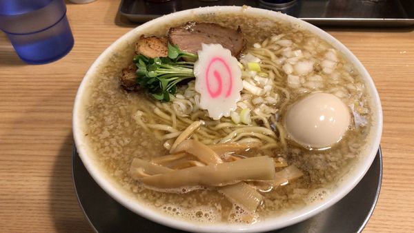 「アブラ煮干しそば大+味玉」@煮干そば 流。の写真