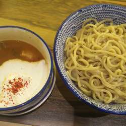 海老泡つけ麺(あつもり)(大盛)