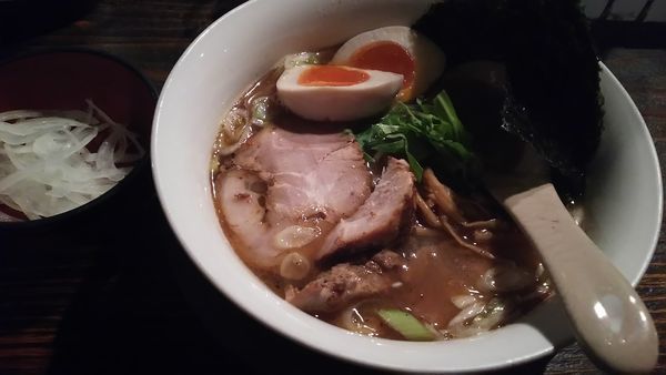 「上正油そば」@秋刀魚中華そば 生粋の写真