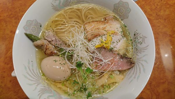 「塩そば＋味玉(twitterサービス)」@和風鶏そば kouseiの写真