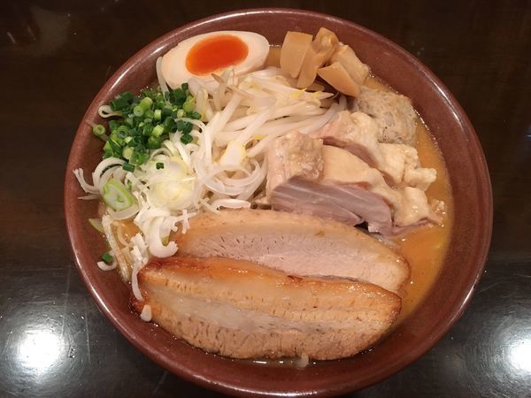 「特製濃厚鶏だし味噌らーめん1160円」@らーめんなが田の写真