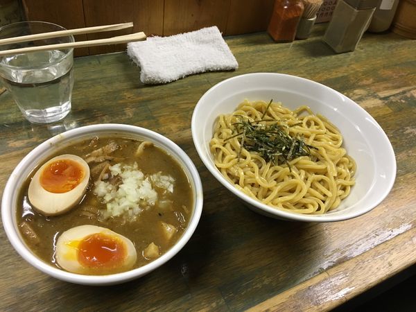 「つけ麺大盛りたまご」@藍華の写真