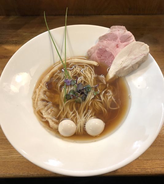 「[限定] イサキ煮干と白海老の清湯 ￥1600」@麺庵 小島流の写真