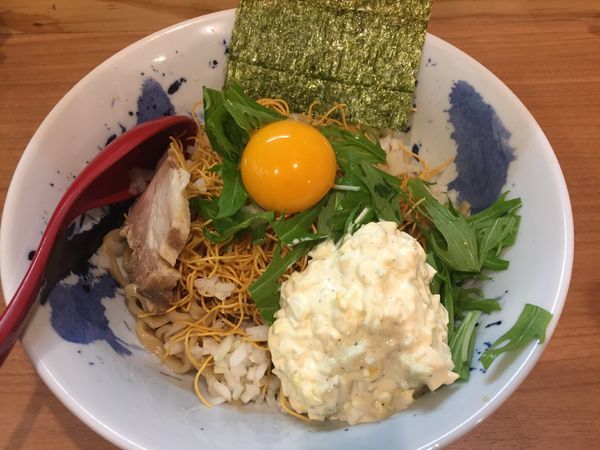 「バリバリ油そば(タルタルver)¥850」@ラーメン カワタカの写真