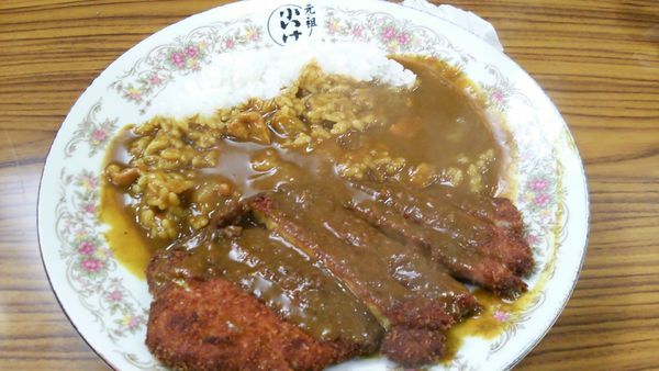 「カツカレー」@印度カレー 元祖 小いけの写真