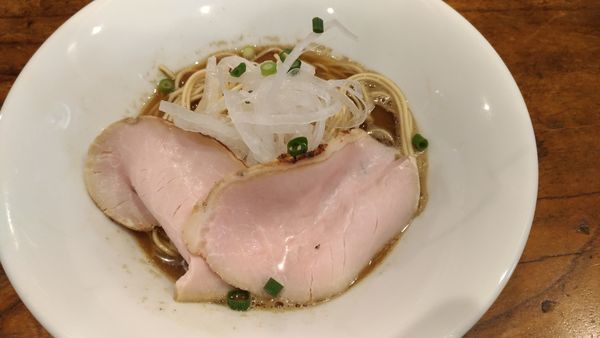 「煮干しそば＋和えそば」@中華そば 先崎の写真