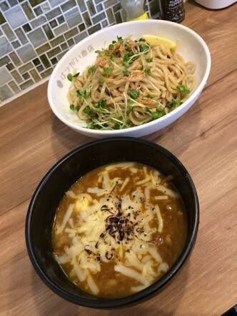 「カレーつけ麺 中盛り」@はつがい商店の写真