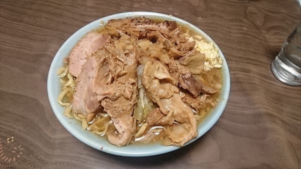 「国産ブタメン（ニンニクアブラ）」@ラーメン富士丸 明治通り都電梶原店の写真