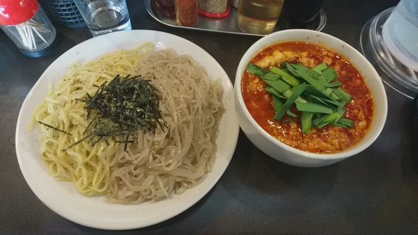 「辛つけ麺15倍」@辛麺屋 甲府店の写真
