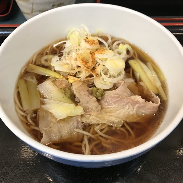 「【季節限定】香味豚そば(¥460)」@小諸そば 東日本橋店の写真