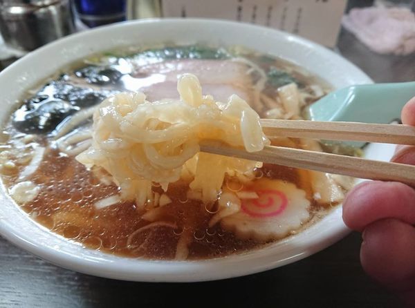「手打ちにんにくラーメン」@きせん食堂の写真