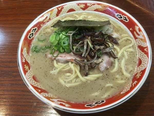 「濃厚ラーメン（太麺・大盛）」@ラーメンかなやの写真