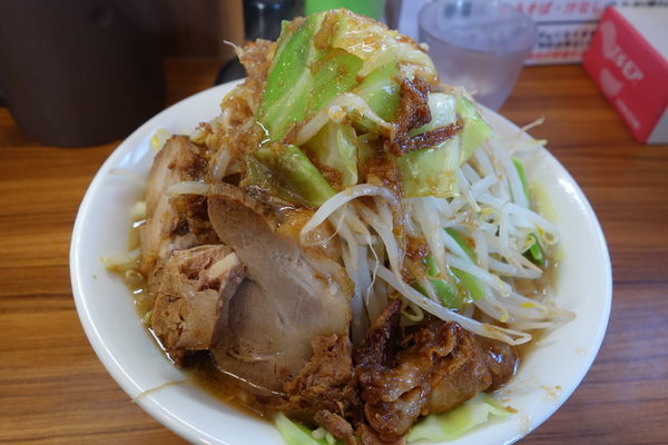 「まるそば 750円 麺300g野菜」@麺家ひまりの写真