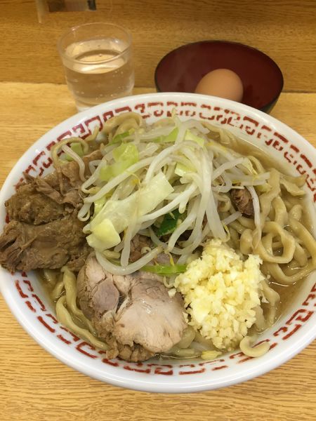 「小 いい卵」@ラーメン二郎 環七新新代田店の写真