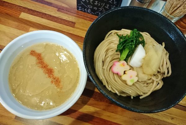「銀だら西京味噌のつけ麺  880円」@鮮魚らーめん 五ノ神水産の写真