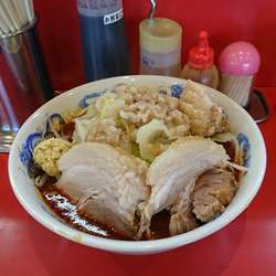 辛ラーメン(大盛＋辛さ2、あぶら、生姜)