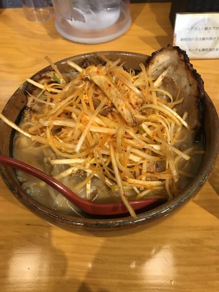 「味噌漬け炙りチャーシュー麺」@麺場 田所商店 足立江北店の写真