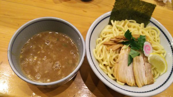 「本日の煮干しつけ麺(大盛)(あつもり)」@蕾 煮干 分家の写真