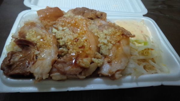 「チャーシュー弁当680円」@ジャンクガレッジ 北浦和店の写真