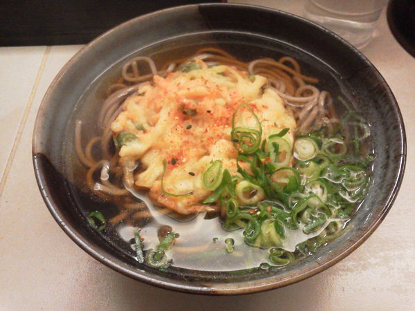 「かき揚げそば 320円」@南海そば 天王寺店の写真