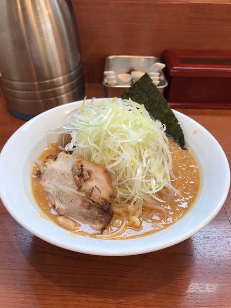「味玉濃厚背脂味噌ラーメン」@中華そば 七麺鳥の写真
