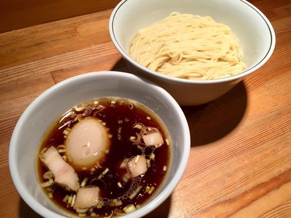 「醤油つけ麺」@麺屋 彩香の写真