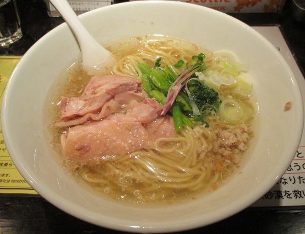 「塩生姜らー麺　800円」@塩生姜らー麺専門店 MANNISHの写真