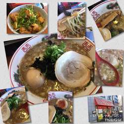 半熟味玉煮干しらぁ麺 880円 ツイ限定炙り焼豚丼100円