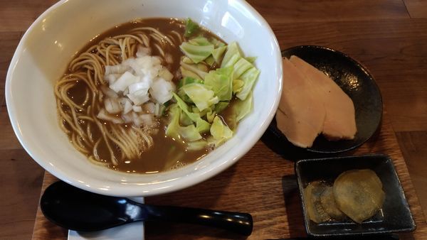 「濃厚煮干しラーメン」@ラーメン 裏健やかの写真