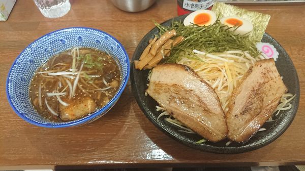 「ネギつけそば（並） 950円 + クーポン味玉」@麺屋こうきの写真