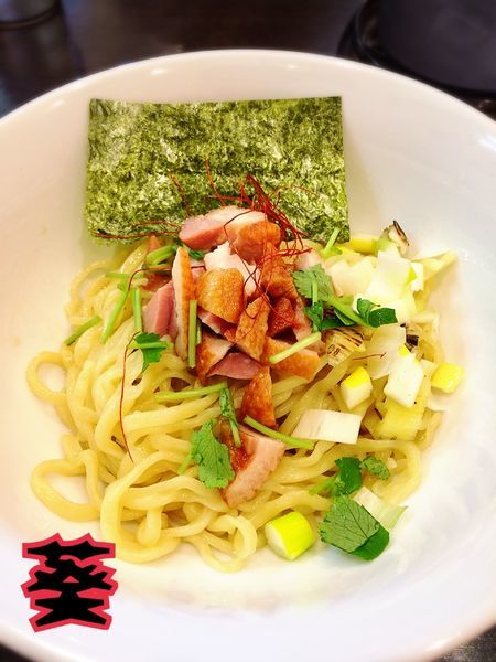 「鴨油そば￥500」@麺屋 葵の写真