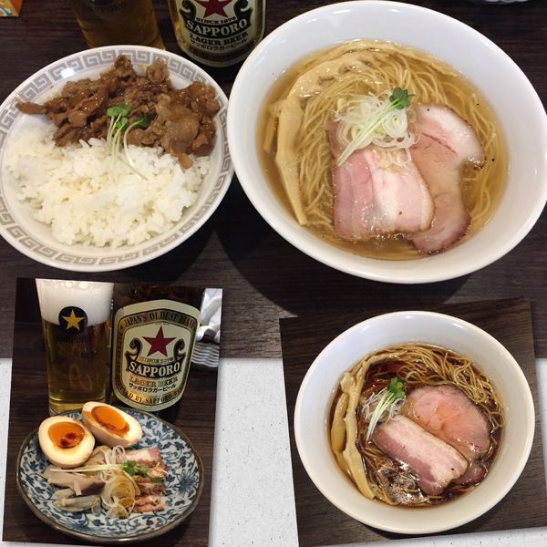 「塩ラーメン680円他」@かしわぎの写真