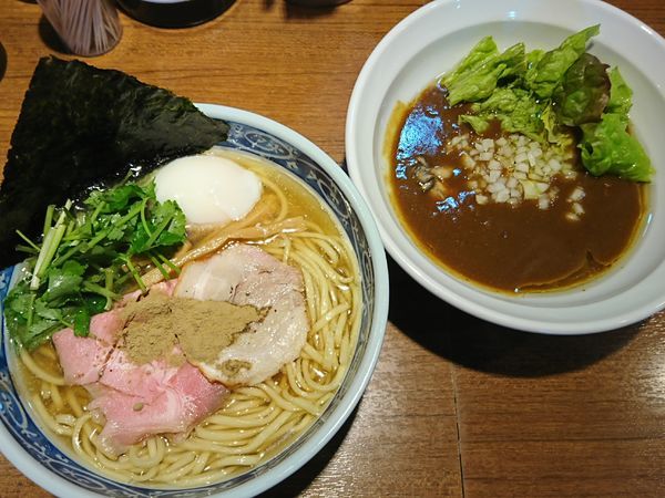 「【限定】釜揚げカキのカレーつけ麺 ￥990」@寿製麺よしかわ 川越店の写真