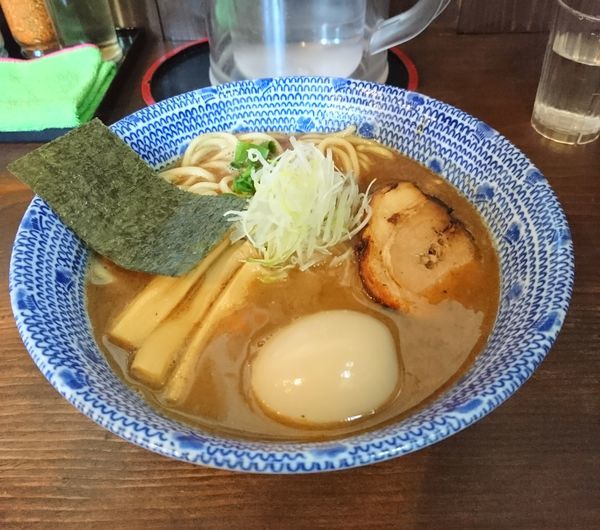 「節そば 味玉」@麺屋たつみ 喜心 秩父店の写真