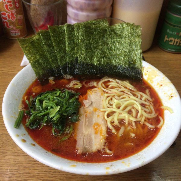 「紅蓮の虎 海苔増し」@ラーメン虎ノ穴の写真