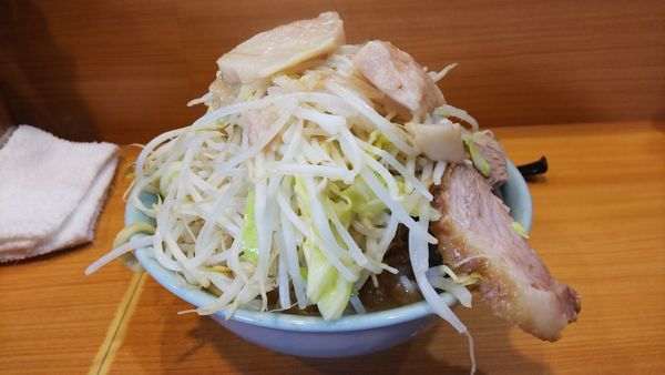 「小ラーメンヤサイアブラ」@ラーメン二郎 八王子野猿街道店2の写真