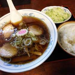 あきめん＋ネギ＋小ライス