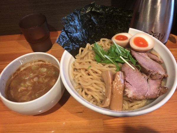 「つけ麺大盛り お得乗せ」@麺処あしたかの写真