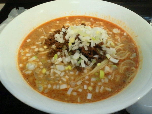 「白胡麻担々麺 800円」@四川料理 心の写真