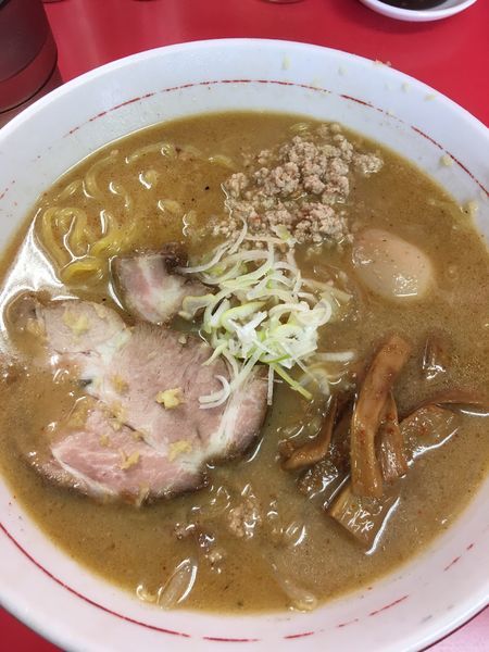「味噌拉麺＋味玉」@札幌焼き味噌ラーメン みずきの写真